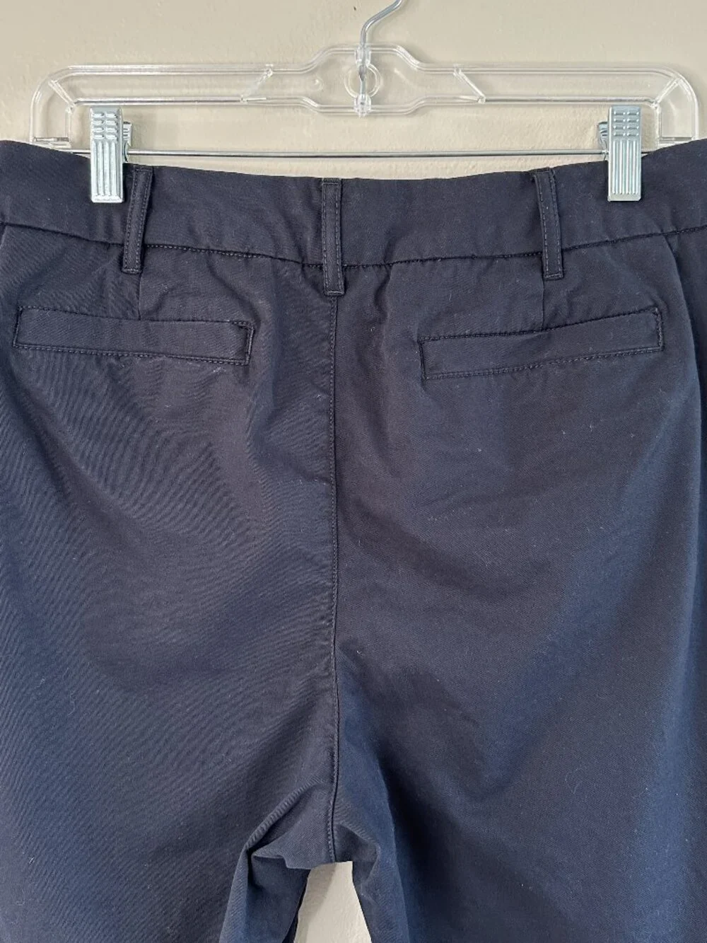 Quince Black Organic Stretch Cotton Chino Bermuda Shorts, 10, Minimalist Coastal - Picture 6 of 9